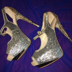 Glitter heels